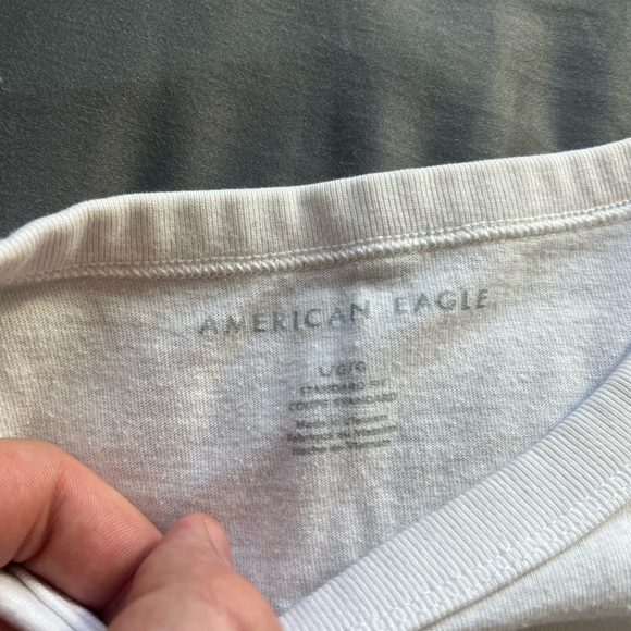 American Eagle white and green Tshirt - Picture 2 of 3